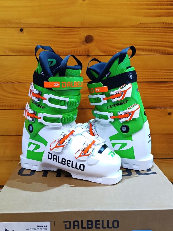 LYŽIARKY DALBELLO DRS 75 WHITE-RACE GREEN 25MP ---MODEL 2025---